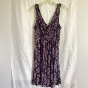 Old Navy Blue and Red Dress Size Small